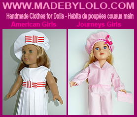 Visiter notre nouveau site de vente d'habits de poupées.